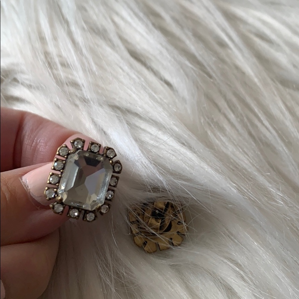 J.Crew Crystal Halo Studs - Picture 2 of 3